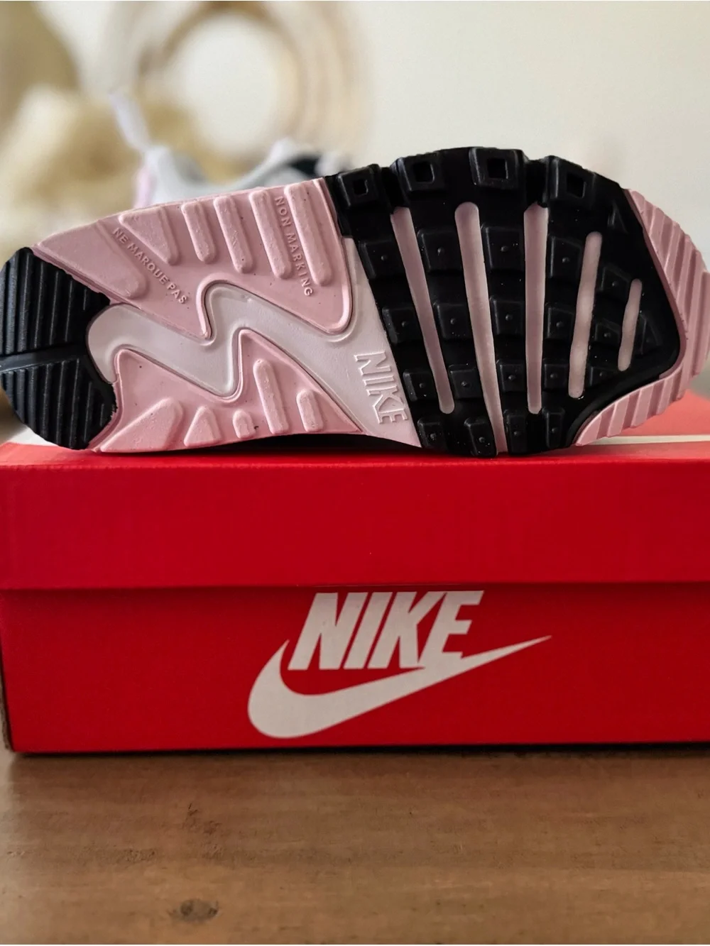 Nike Kids Air Max Sneaker - Pink, Black, White